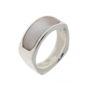 Bague Nacre, monture Argent 925