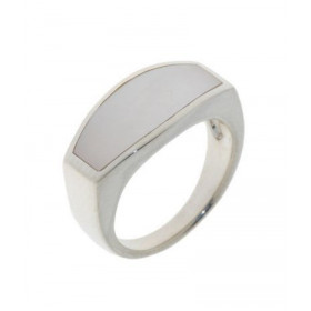 Bague Nacre, monture Argent 925
