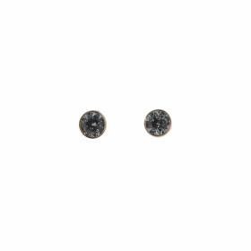 Boucles d'oreilles Argent 925 Oxyde de Zirconium Violet clair (couleur lavande) serties de pierres de 4,5mm, serti clos