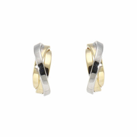 Boucles d'oreilles 2 Ors 375 12x5mm