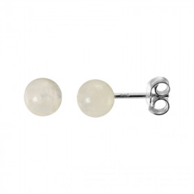  Boucles d oreilles Argent 925 Labradorite Boules 6mm Boucles d oreilles composées boules Labradorite montées sur tiges Ar...