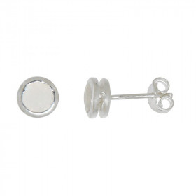  Boucles d oreilles Argent 925 Labradorite Ronde 5mm Boucles d oreilles Argent 925 Labradorite serties pierres 5mm diamètr...