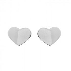 Boucles d'oreilles coeur. Dimension coeur : 10x8 mm 