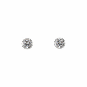 Boucles d'oreilles Argent et oxydes de zirconium - 003355