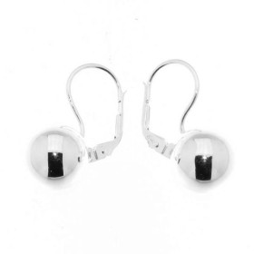 Boucles d oreilles pendantes Argent 925 Boules rondes 12mm diamètre Longueur : 20mm 