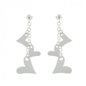 Boucles d oreilles pendantes Argent 925 Longueur : 5,5cm 