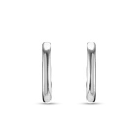 Boucles d oreilles argent rhodié forme goutte Largeur : 3mm Longueur : 21mm Système d attache : poussette belge