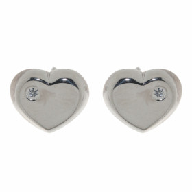 Boucles d'oreilles Coeur Argent  Oxyde de zirconium