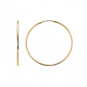  Boucles d oreilles style Créoles Or jaune 750 Diamètre extérieur : 25mm Section composée d un fil rond 1.5mm diamètre 