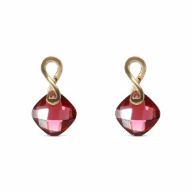  Boucles d oreilles Grenat Or Jaune 750 Ces jolies pierres taillées coussin mesurent 6x6mm Les dimensions d une boucle d o...