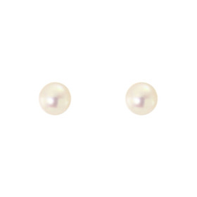 Or blanc, Perles d’Akoya - Boucles d'oreilles - Perles - Catawiki