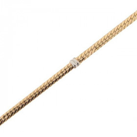 Bracelet 2 ors 375 4mm x 18cm