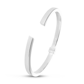 Bracelet jonc argent 925 d une largeur 5mm Dimensions intérieures : 50x64mm (pour poignets 18 à 20cm)