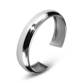 Bracelet jonc bombé argent 925 Dimension intérieure : 53x59mm (pour poignet 17 à 20cm) Système fermeture : ressort + huit ...