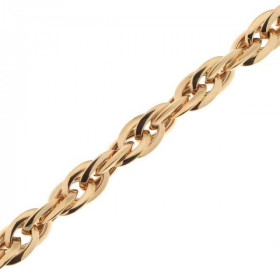 Bracelet maille Fantaisie Or Jaune 375 Longueur : 19 cm Largeur maille : 7,5mm 