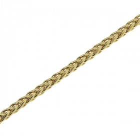 Bracelet maille palmier Or jaune 750/1000 Maille palmier creuses 3mm large Longueur du bracelet : 18cm 