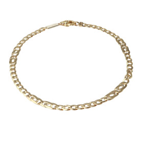 Bracelet or jaune 375 maille fantaisie Dimension : 4mm x 21cm Système d attache : mousqueton
