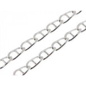 Chaine Argent 925/1000 pour homme Largeur maille : 3.7mm Longueur chaine : 50cm