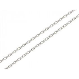  Chaine Argent 925 maille forçat Largeur maille forçat : 1.4mm Longueur chaine : 40cm 