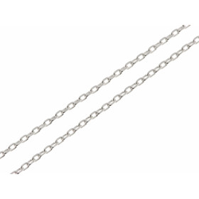 Chaine Argent 925 maille for&ccedil;at. Largeur de la maille : 1.6mm. Longueur de la chaine : 40cm