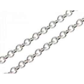 Chaine Argent 925 maille forçat Largeur maille forçat : 2.5mm Longueur chaine : 45cm