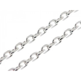  Chaine Argent 925 maille forçat Largeur maille forçat : 2.8mm Longueur chaine : 50cm 
