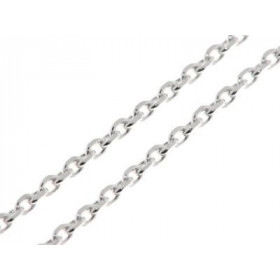  Chaine Argent 925 maille forçat Largeur maille forçat : 2.8mm Longueur chaine : 55cm 