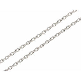 Chaine Argent 925 maille forçat Largeur maille forçat : 2mm Longueur chaine : 55cm