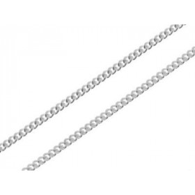  Chaine maille gourmette Argent 925/1000 Longueur chaine : 50cm Largeur maille : 1.4mm 