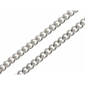 Chaine Argent en 925/1000 maille gourmette. Longueur de la chaine : 40cm. Largeur de la maille : 2mm