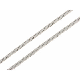 Chaine Argent 925 maille serpent Largeur maille : 2.1mm Longueur chaine : 45cm