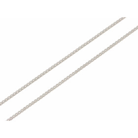  Chaine Argent 925/1000 maille vénietienne Longueur chaine : 40cm Largeur maille : 1mm 