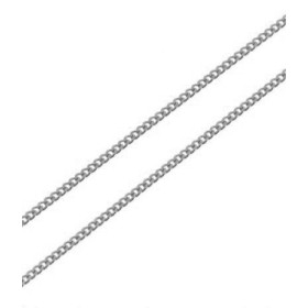  Chaine Or Blanc maille Gourmette Largeur maille : 1mm Longueur chaine : 45cm 
