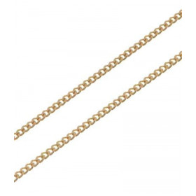  Chaine maille gourmette Or Jaune 375/1000 Largeur maille : 1,4mm Longueur chaine : 40cm 