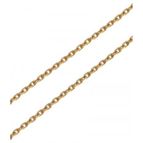  Chaine maille forçat Or jaune 750/1000 Largeur maille : 1.2mm Longueur chaine : 45cm 
