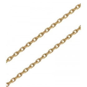  Chaine maille forçat Or jaune 750/1000 Largeur maille : 1.7mm Longueur chaine : 45cm 