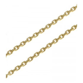  Chaine maille forçat Or jaune 750/1000 Largeur maille : 1.8mm Longueur chaine : 40cm 