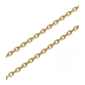 Chaine Or Jaune 750 maille forçat 1.8mm - 40cm