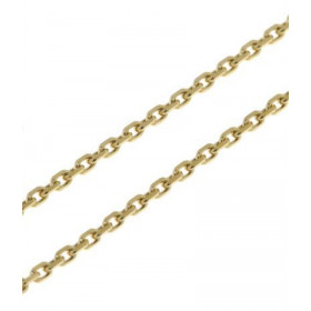 Chaine Or Jaune 750 maille forçat 1.8mm - 45cm