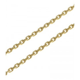  Chaine maille forçat Or jaune 750/1000 Largeur maille : 1.8mm Longueur chaine : 50cm 