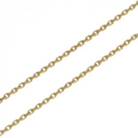  Chaine maille forçat Or Jaune 750/1000 Largeur maille : 1mm - Longueur chaine : 45cm 