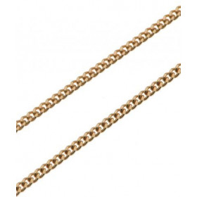  Chaine Or Jaune maille Gourmette Largeur maille : 1,6mm Longueur chaine : 45cm 