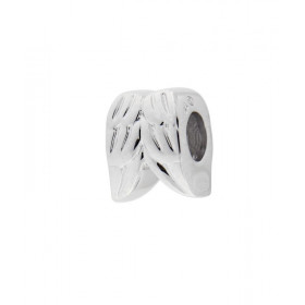 Charm Ailes d ange Argent 925 rhodié Dimensions du charm : 11x9mm Diamètre du trou : 5mm Motif Ailes d anges Compatible to...