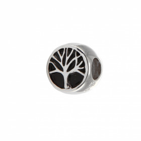 Charm argent rhodié arbre de vie