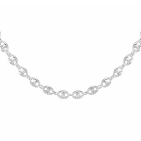  Collier Argent 925 pour Homme Maille grains café Largeur maille : 8mm Longueur du collier : 50cm 