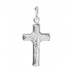 Croix Christ Argent 925 Dimensions du pendentif (bélière incluse) : 29x14mm Dimensions croix : 21x14mm Christ relief