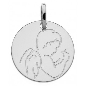 Médaille de Bapteme, Pendentif Religieux pour Fille et Garcon