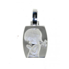 Medaille Bapteme Argent Fillette