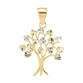 Pendentif 2 ors 375 Arbre de vie