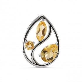 Pendentif Arbre Vie Argent Citrine Motif Argent 925 rhodié mesurant 18x13mm Ce pendentif est serti d une pierre ronde 3mm,...